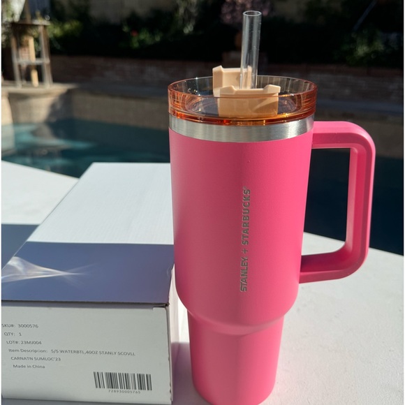 Stanley Other - Stanley + Starbucks Phillipines Pink Blush/Carnation Tumbler 40OZ, NWT